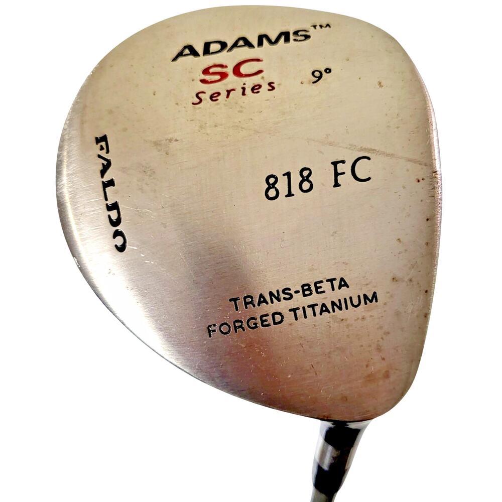 Adams SC Series 9° Driver 818 FC Faldo RH Firm-Flex Graphite Supershaft 44"